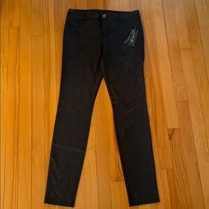 NWT - INC black shimmer jeggings